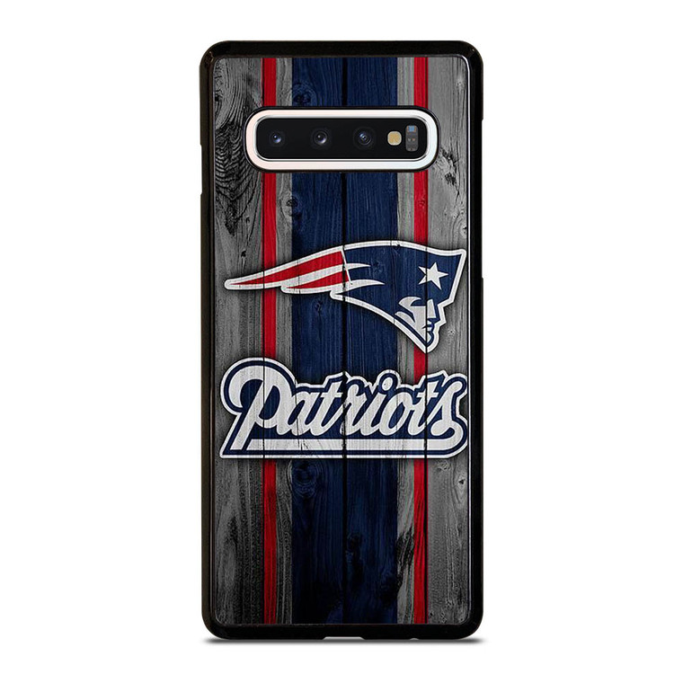 NEW ENGLAND PATRIOTS WOODEN LOGO Samsung Galaxy S10 Case