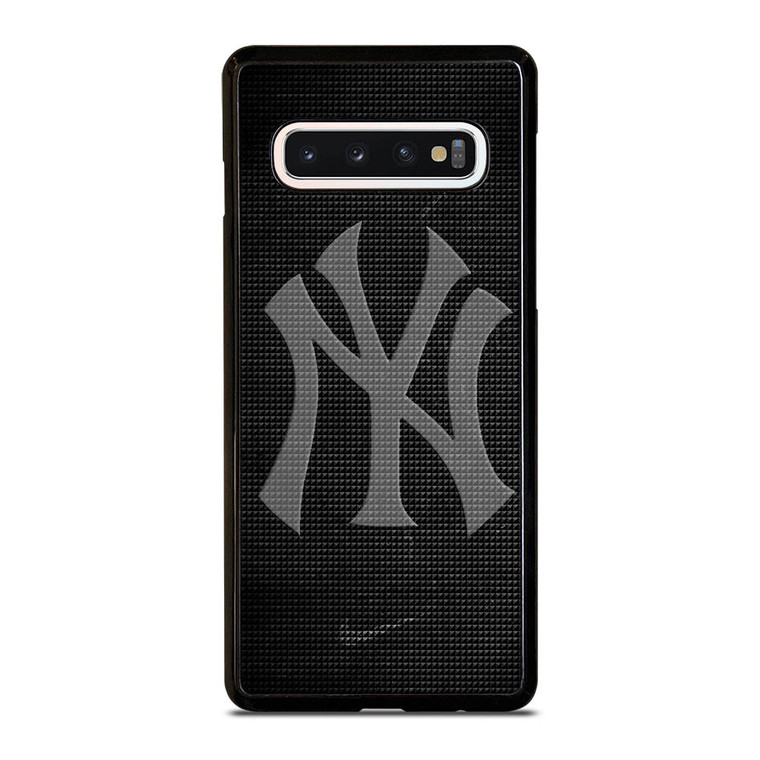 NEW YORK YANKEES METAL TEXTURE Samsung Galaxy S10 Case