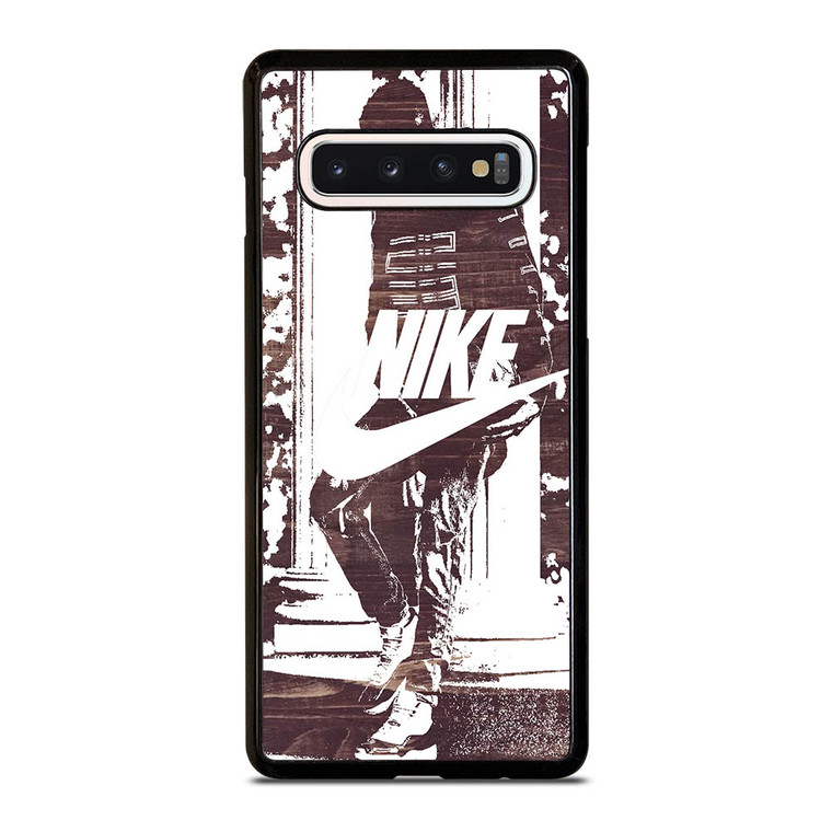 NIKE STREET URBAN BLACK WHITE Samsung Galaxy S10 Case
