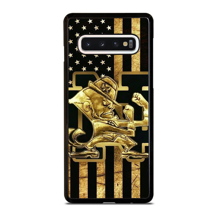 NOTRE DAME FOOTBALL USA FLAG Samsung Galaxy S10 Case