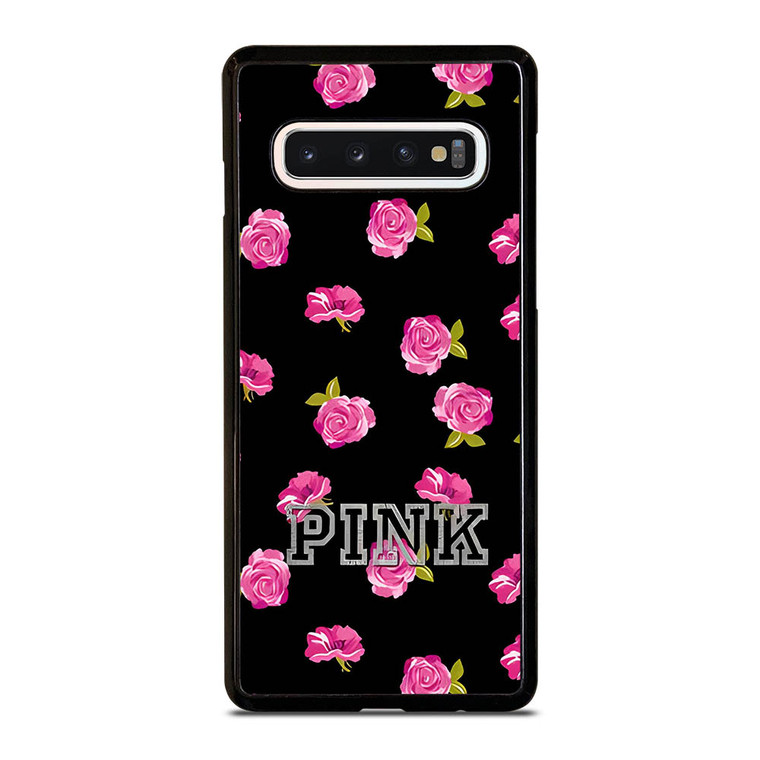 PINK VICTORIA SECRET ROSES Samsung Galaxy S10 Case