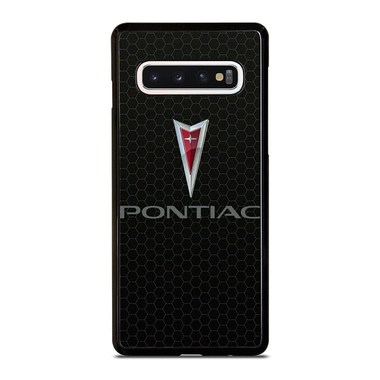 PONTIAC AUTOMOBILE LOGO METAL Samsung Galaxy S10 Case PONTIAC AUTOMOBILE LOGO METAL Samsung Galaxy S10 Case