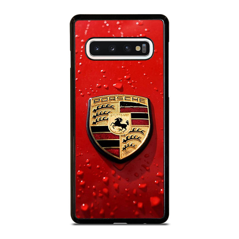 PORSCHE RED EMBLEM Samsung Galaxy S10 Case