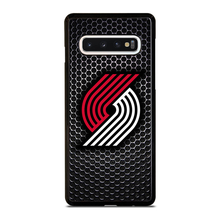 PORTLAND TRAIL BLAZERS SYMBOL METAL Samsung Galaxy S10 Case