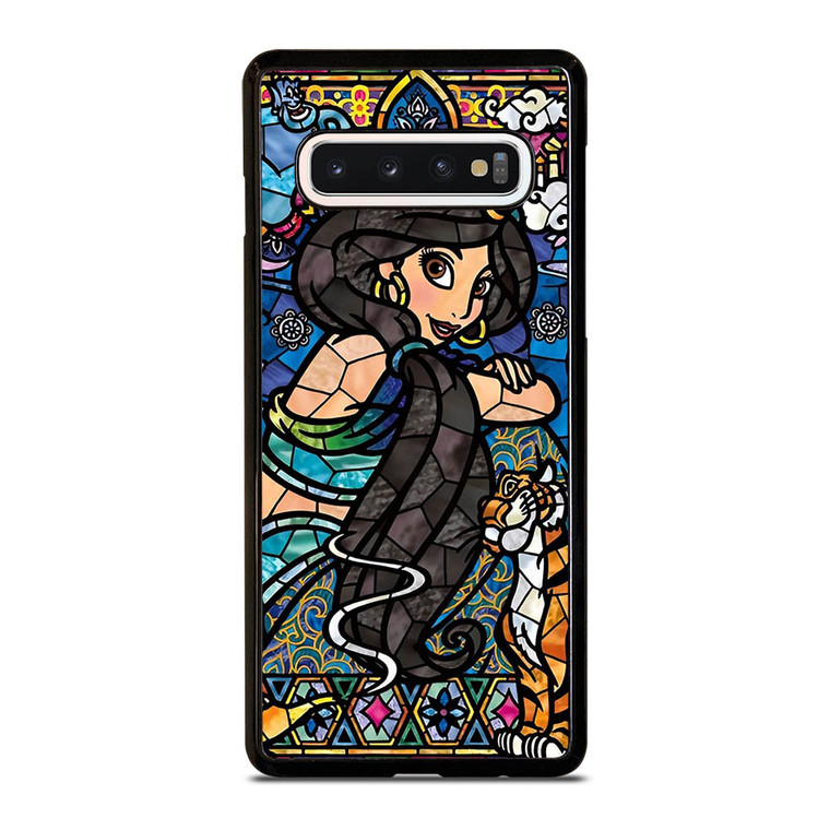 Princess Jasmine Aladdin Fairy Tale Stained Samsung Galaxy S10 Case Princess Jasmine Aladdin Fairy Tale Stained Samsung Galaxy S10 Case