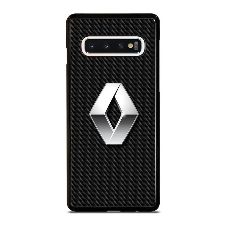 RENAULT CAR LOGO CARBON Samsung Galaxy S10 Case
