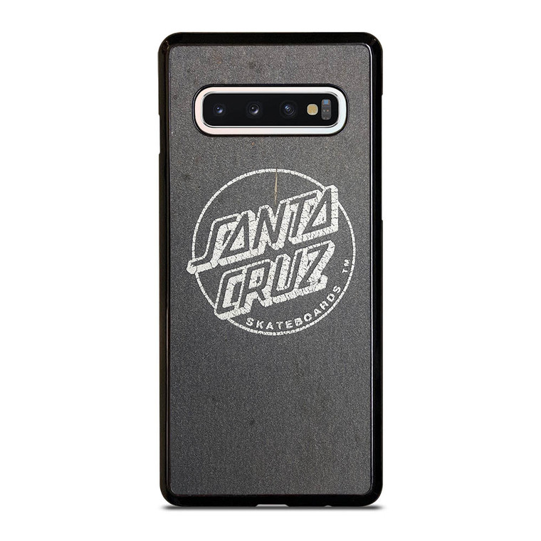 SANTA CRUZ SKATEBOARD LOGO ASPHALT Samsung Galaxy S10 Case