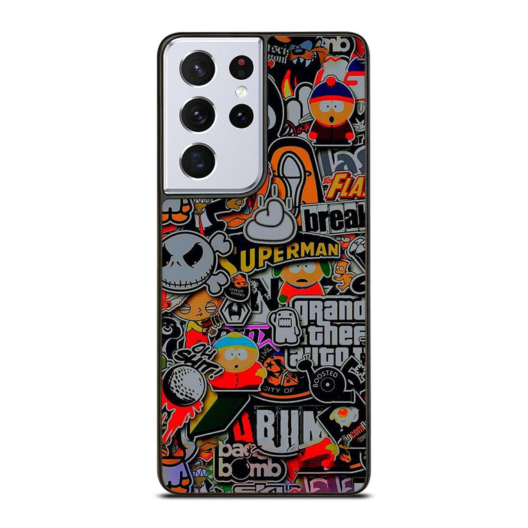 STICKER BOMB COMPILATION Samsung Galaxy S21 Ultra Case