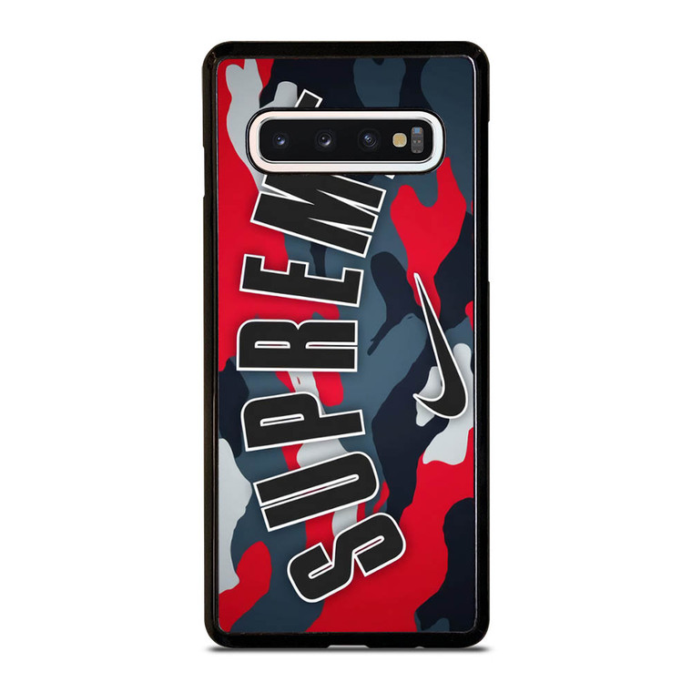 SUPREME X NIKE RED CAMO Samsung Galaxy S10 Case