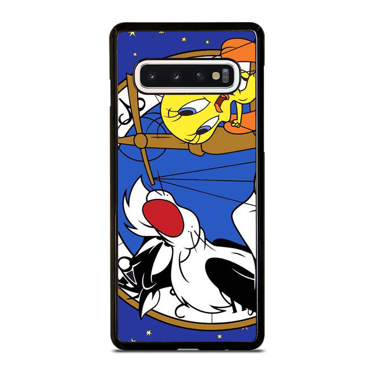 SYLVESTER AND TWEETY CARTOON Samsung Galaxy S10 Case