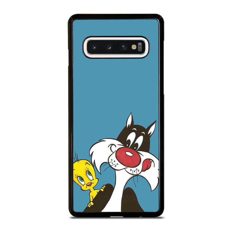 SYLVESTER AND TWEETY CLASSIC CARTOON Samsung Galaxy S10 Case