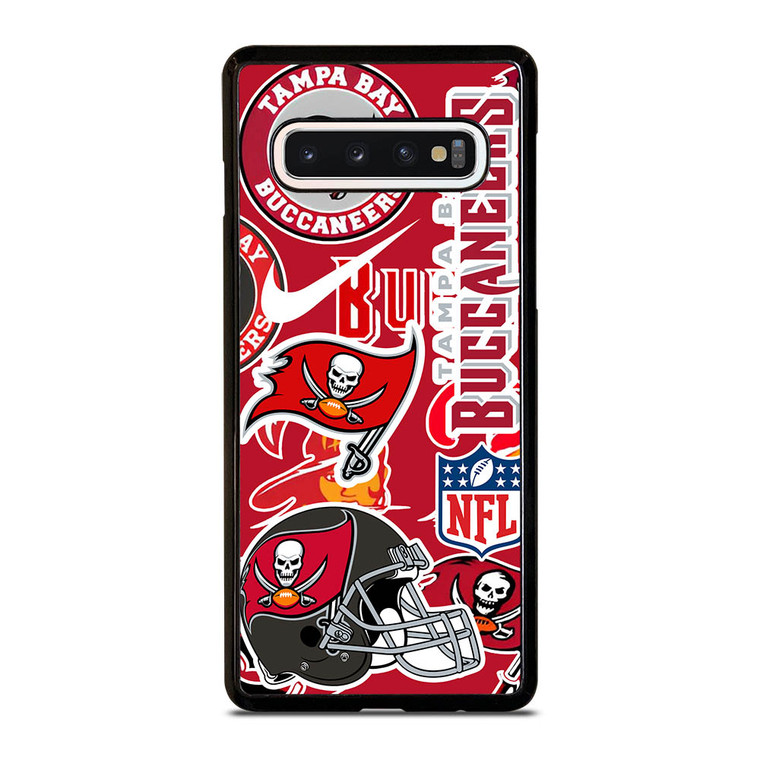 TAMPA BAY BUCCANEERS NFL STICKER BOMB Samsung Galaxy S10 Case TAMPA BAY BUCCANEERS NFL STICKER BOMB Samsung Galaxy S10 Case