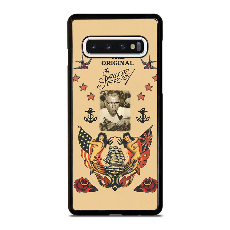 TATTOO SAILOR JERRY FACE Samsung Galaxy S10 Case