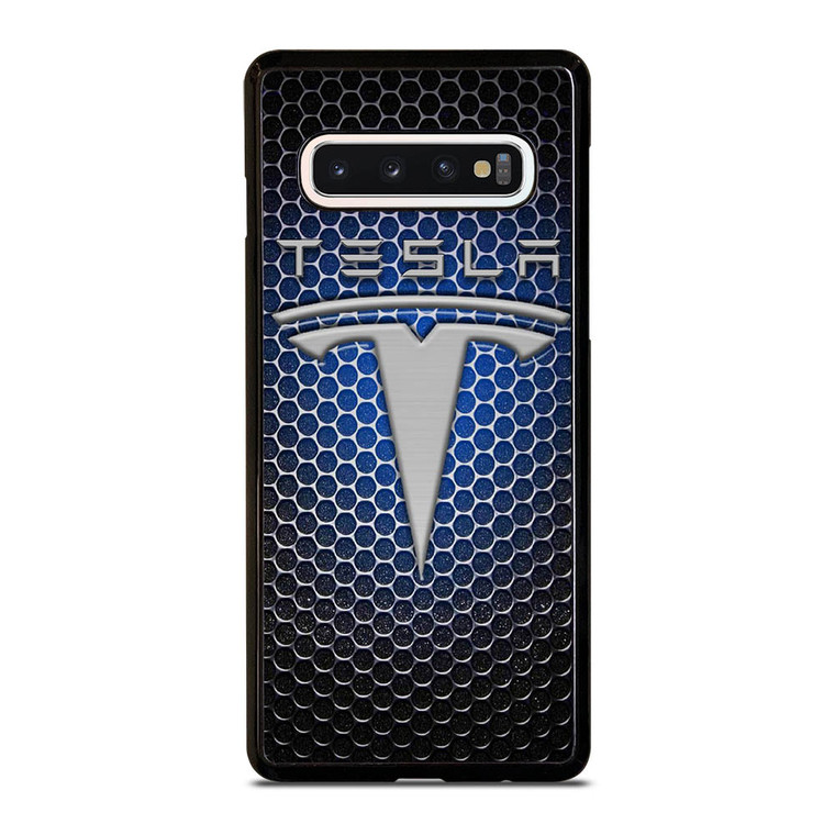 TESLA METAL LOGO Samsung Galaxy S10 Case