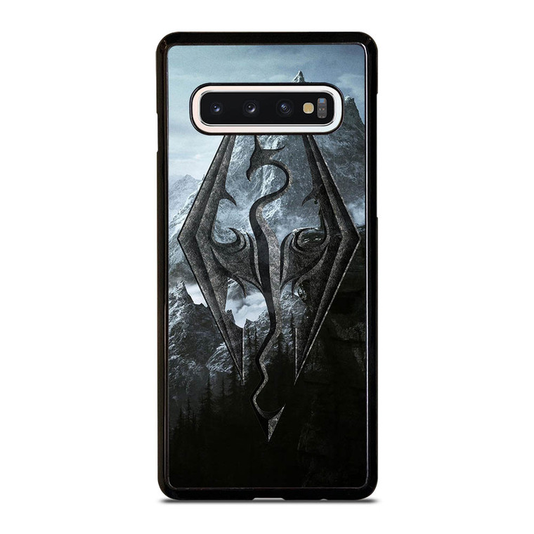 THE ELDER SCROLLS V SKYRIM LOGO Samsung Galaxy S10 Case
