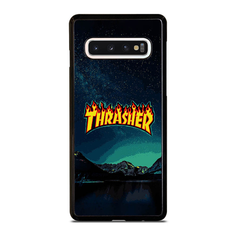THRASHER SKATEBOARD MAGAZINE SKY NIGHT Samsung Galaxy S10 Case