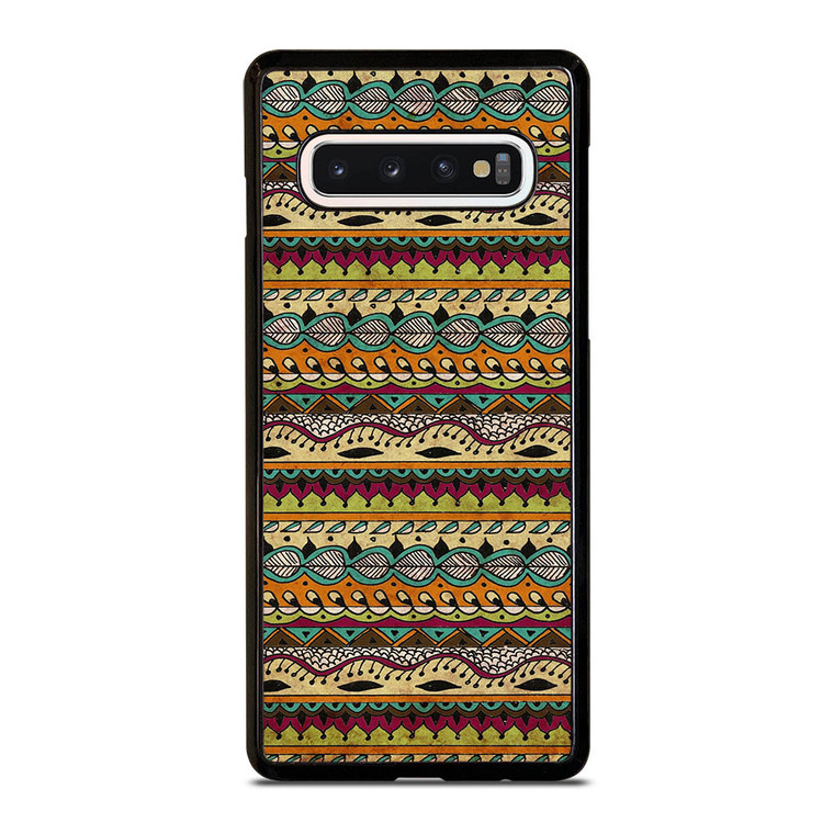 TIBAL PATTERN AZTEC Samsung Galaxy S10 Case
