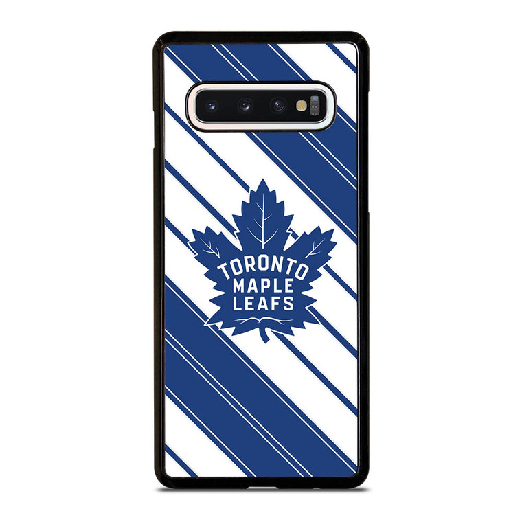 TORONTO MAPLE LEAFS DIAGONAL STRIPE Samsung Galaxy S10 Case