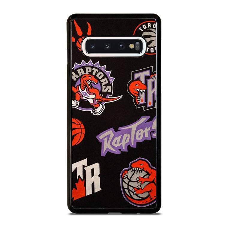 TORONTO RAPTORS LOGO COLLAGE Samsung Galaxy S10 Case