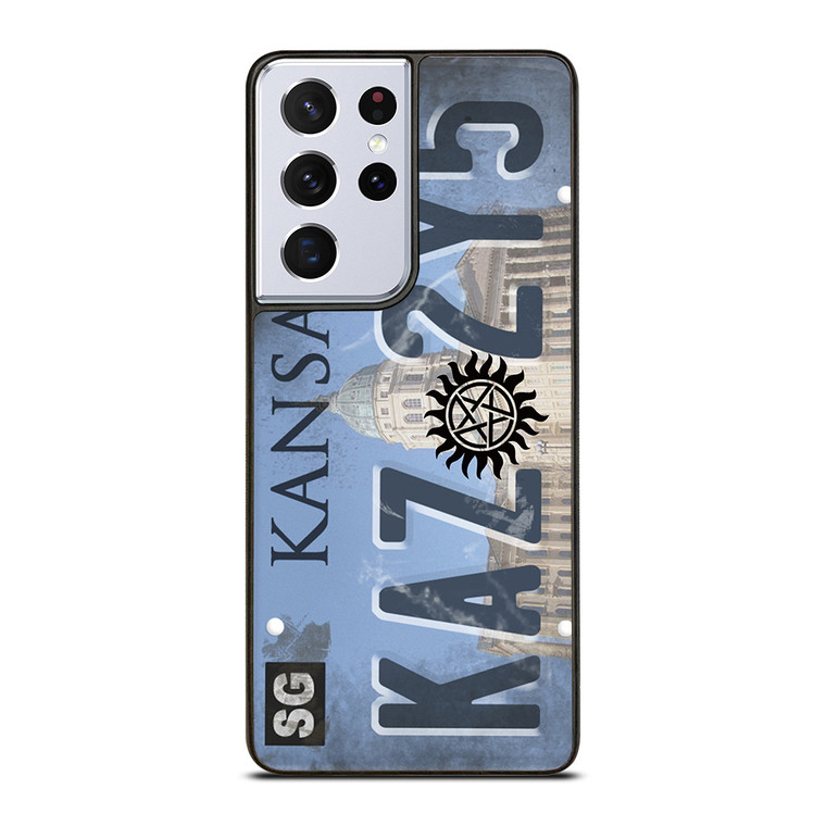 SUPERNATURAL LICENSE PLATE CUSTOM Samsung Galaxy S21 Ultra Case