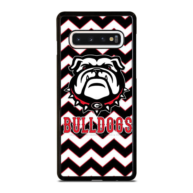 UGA GEORGIA BULLDOGS STRIPE LOGO Samsung Galaxy S10 Case