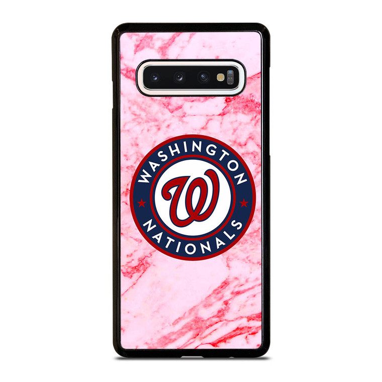 WASHINGTON NATIONALS PINK MARBLE Samsung Galaxy S10 Case