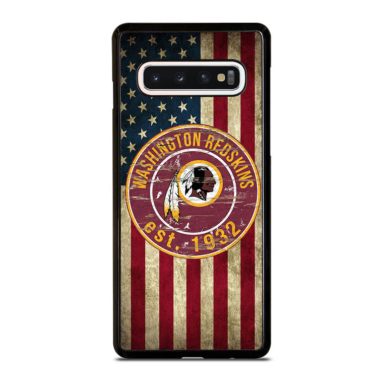 WASHINGTON REDSKINS AMERICAN FLAG Samsung Galaxy S10 Case