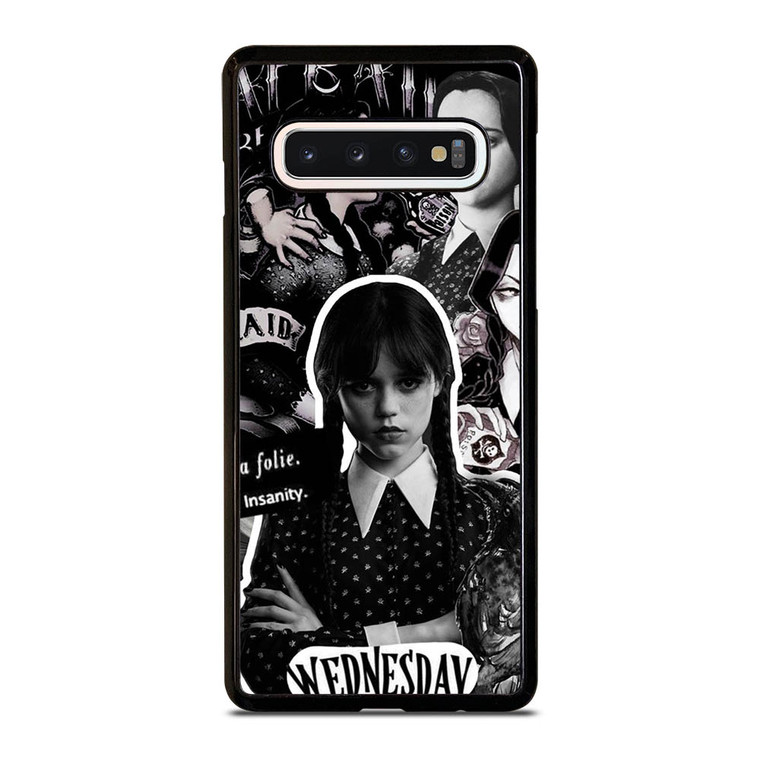 WEDNESDAY ADDAMS MOVIES COLLAGE Samsung Galaxy S10 Case