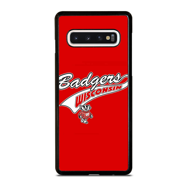 WISCONSIN BADGERS FOOTBALL SYMBOL Samsung Galaxy S10 Case