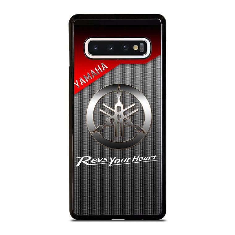 YAMAHA REVS YOUR HEART METAL LOGO Samsung Galaxy S10 Case