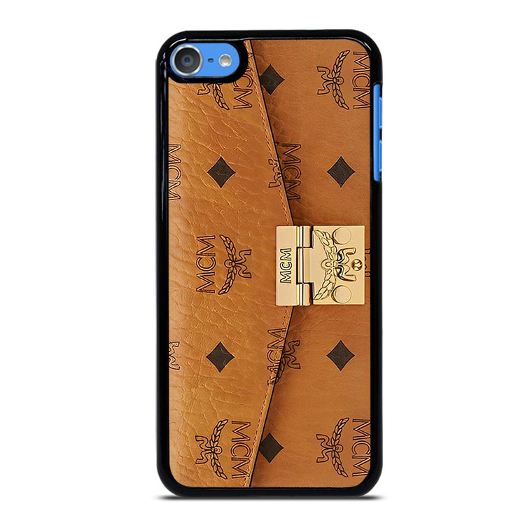 MCM WORLD WIDE BROWN LEATHER iPod Touch 7 Case