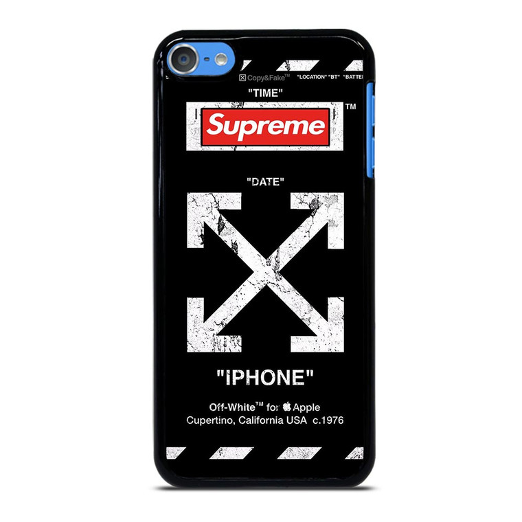 OFF WHITE BLACK SUP iPod Touch 7 Case