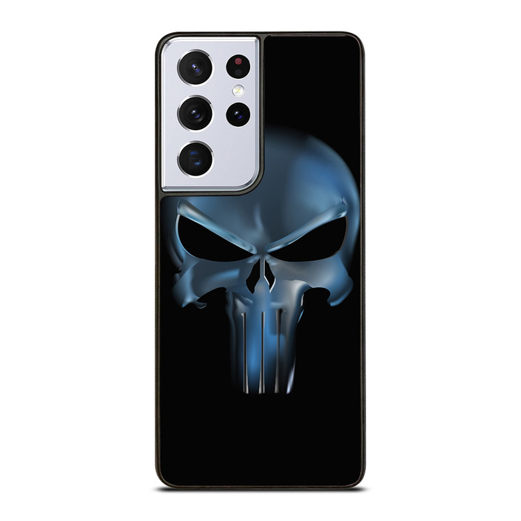 THE PUNISHER SKULL METAL LOGO Samsung Galaxy S21 Ultra Case