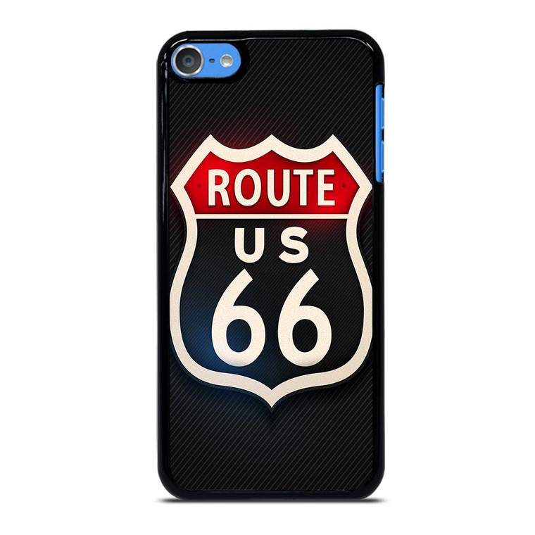 ROUTE 66 STREET US LOGO CARBON iPod Touch 7 Case