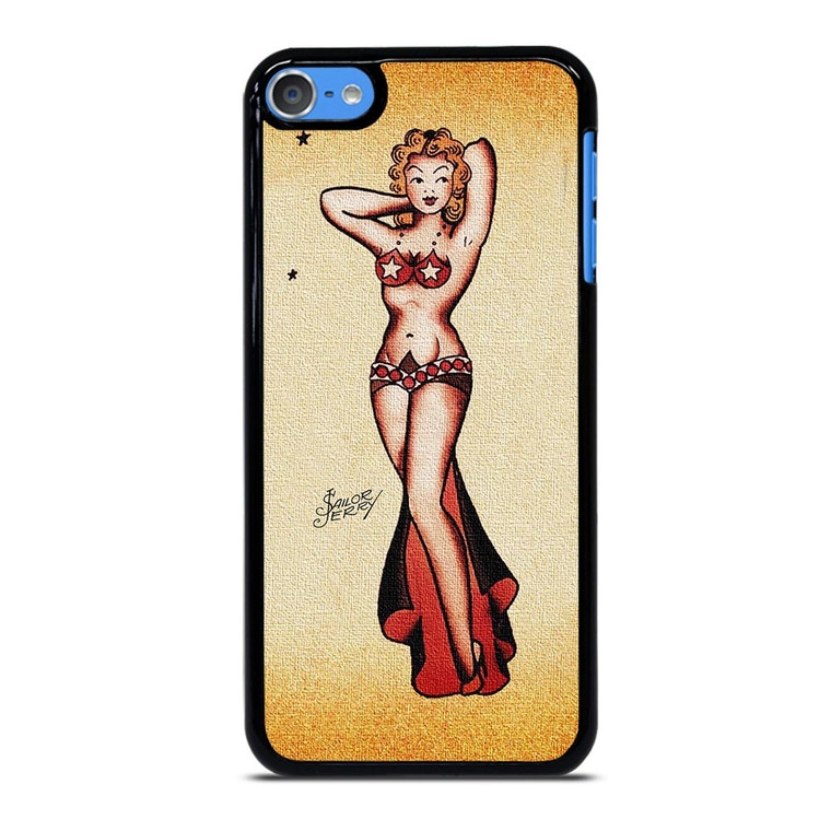 SAILOR JERRY BIKINI GIRL TATTOO iPod Touch 7 Case