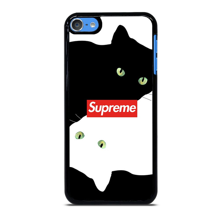 SUPREME BLACK WHITE CAT iPod Touch 7 Case
