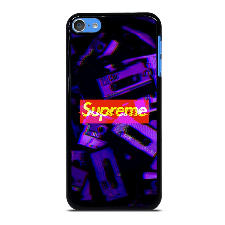 SUPREME PURPLE CASSETTE GLITCH iPod Touch 7 Case