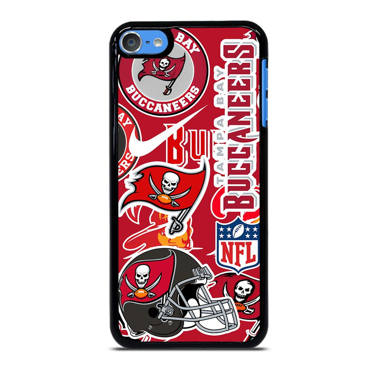 TAMPA BAY BUCCANEERS NFL STICKER BOMB iPod Touch 7 Case