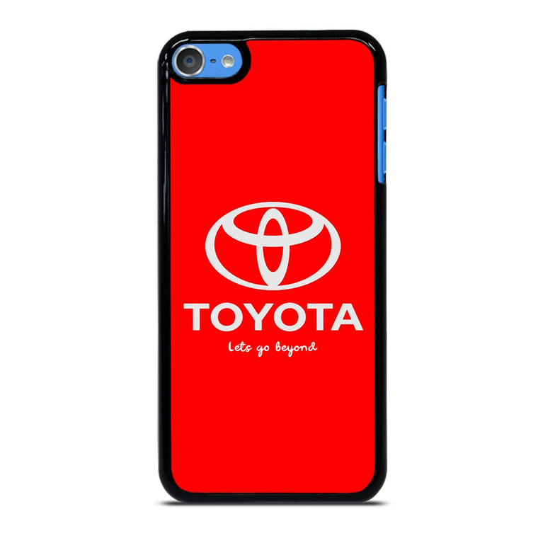 TOYOTA LETS GO BEYOND LOGO RED iPod Touch 7 Case