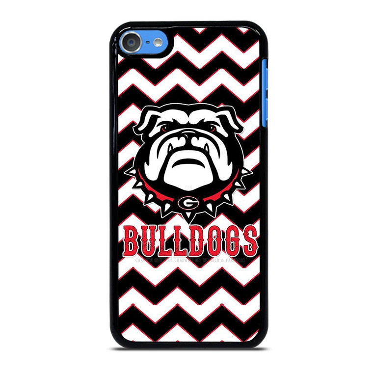 UGA GEORGIA BULLDOGS STRIPE LOGO iPod Touch 7 Case