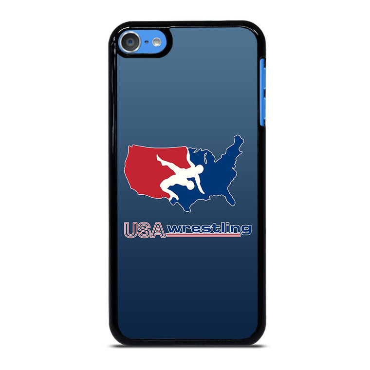 USA WRESTLING SYMBOL iPod Touch 7 Case USA WRESTLING SYMBOL iPod Touch 7 Case