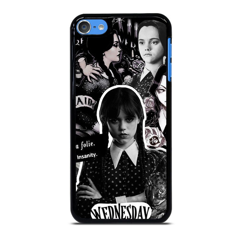 WEDNESDAY ADDAMS MOVIES COLLAGE iPod Touch 7 Case WEDNESDAY ADDAMS MOVIES COLLAGE iPod Touch 7 Case