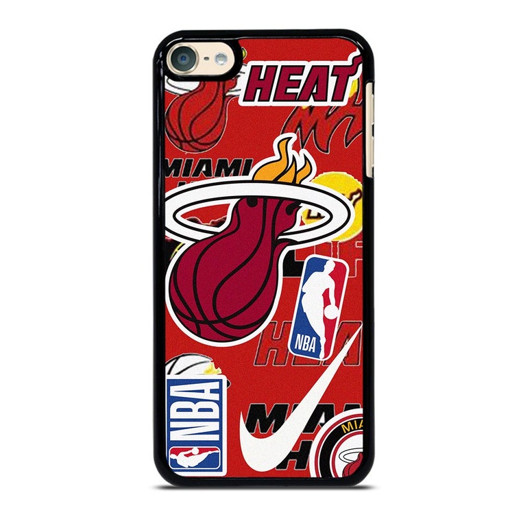 MIAMI HEAT NBA STICKER BOMB iPod Touch 6 Case