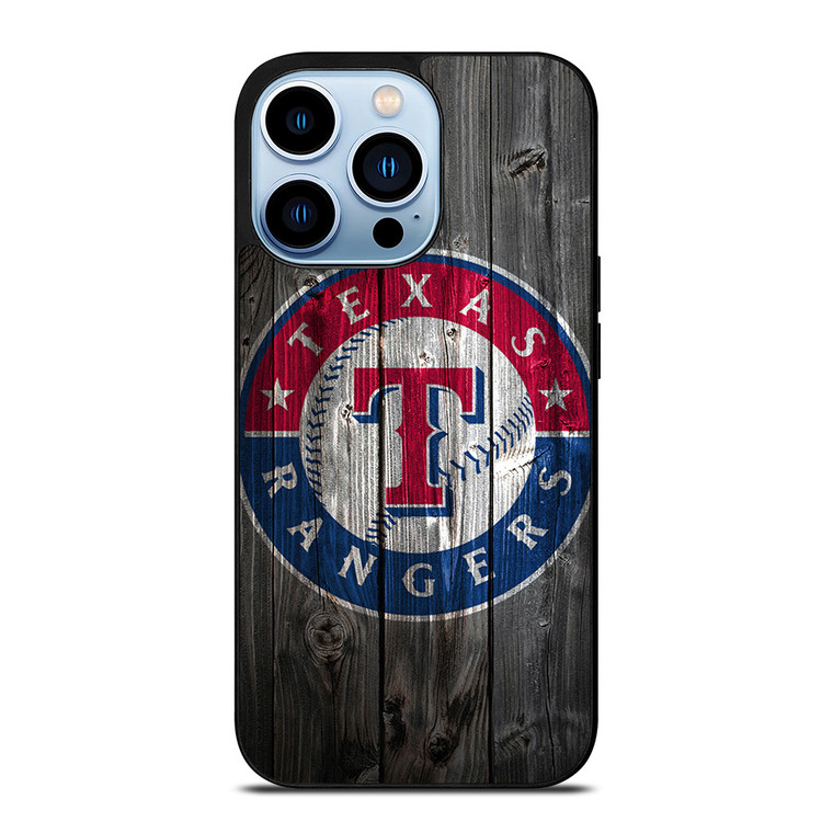 TEXAS RANGERS WOODEN LOGO iPhone 13 Pro Max Case