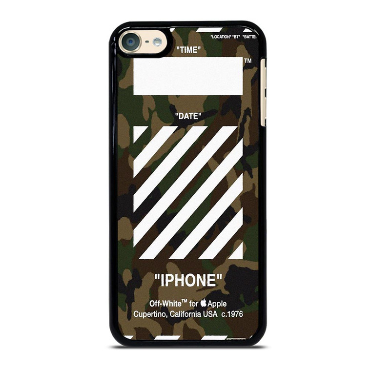 OFF WHITE CAMO ARMY iPod Touch 6 Case