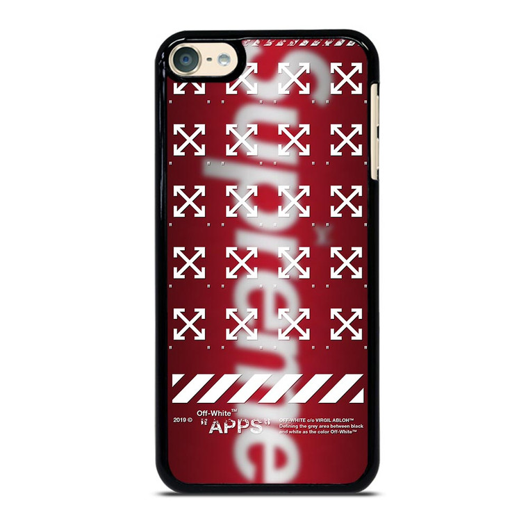 OFF WHITE X SUPREME LOGO BLUR iPod Touch 6 Case