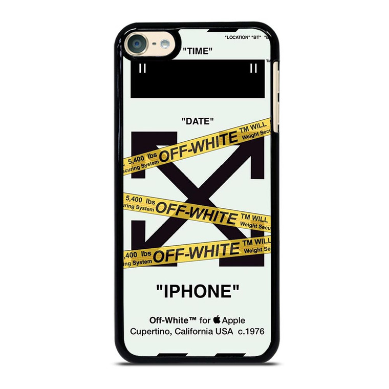 OFF WHITE YELLOW STRIPES iPod Touch 6 Case