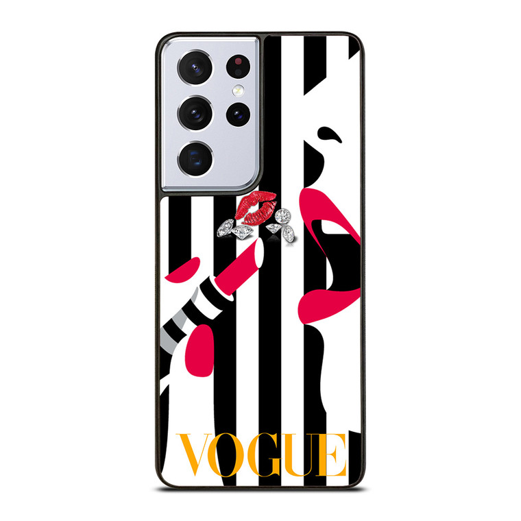 VOGUE LOGO LIPSTICK Samsung Galaxy S21 Ultra Case