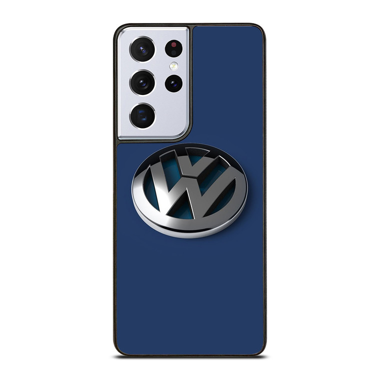 VW VOLKSWAGEN GLOSSY LOGO EMBLEM Samsung Galaxy S21 Ultra Case