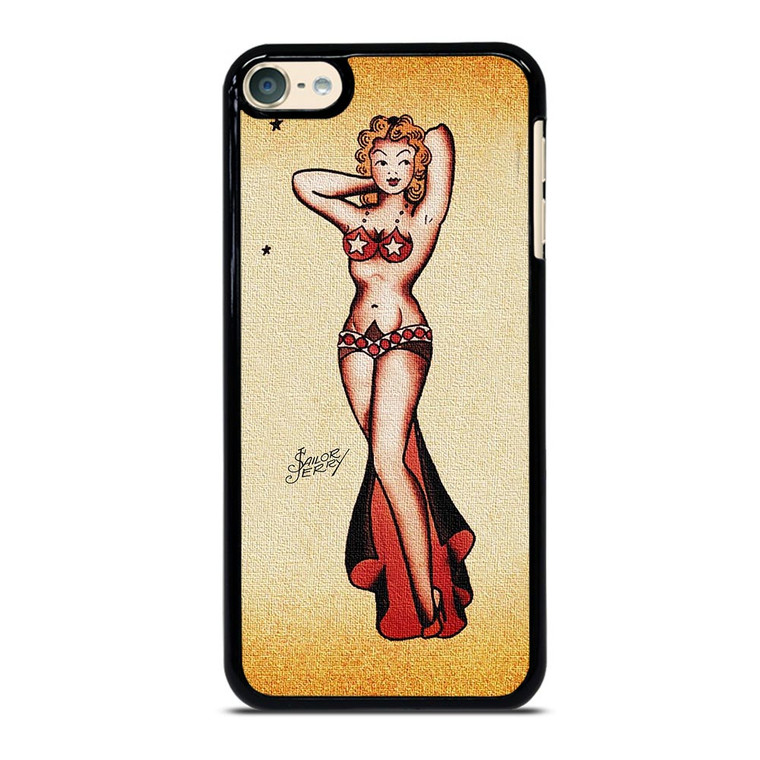 SAILOR JERRY BIKINI GIRL TATTOO iPod Touch 6 Case